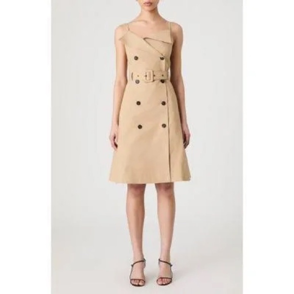 French Connection Tan Trench Dress